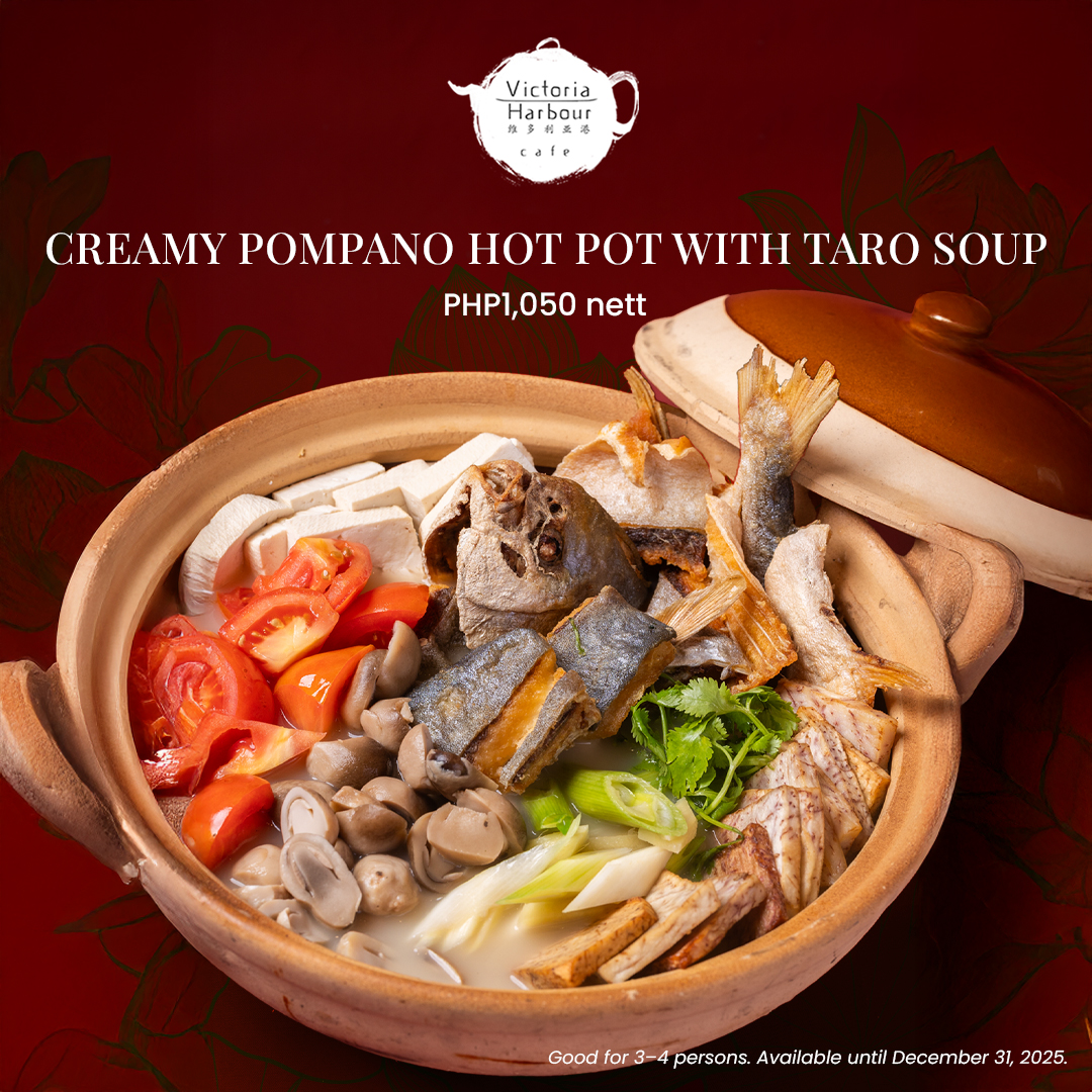 부드럽고 고소한 폼파노 생선을 향긋한 토란 육수에 끓인 요리.