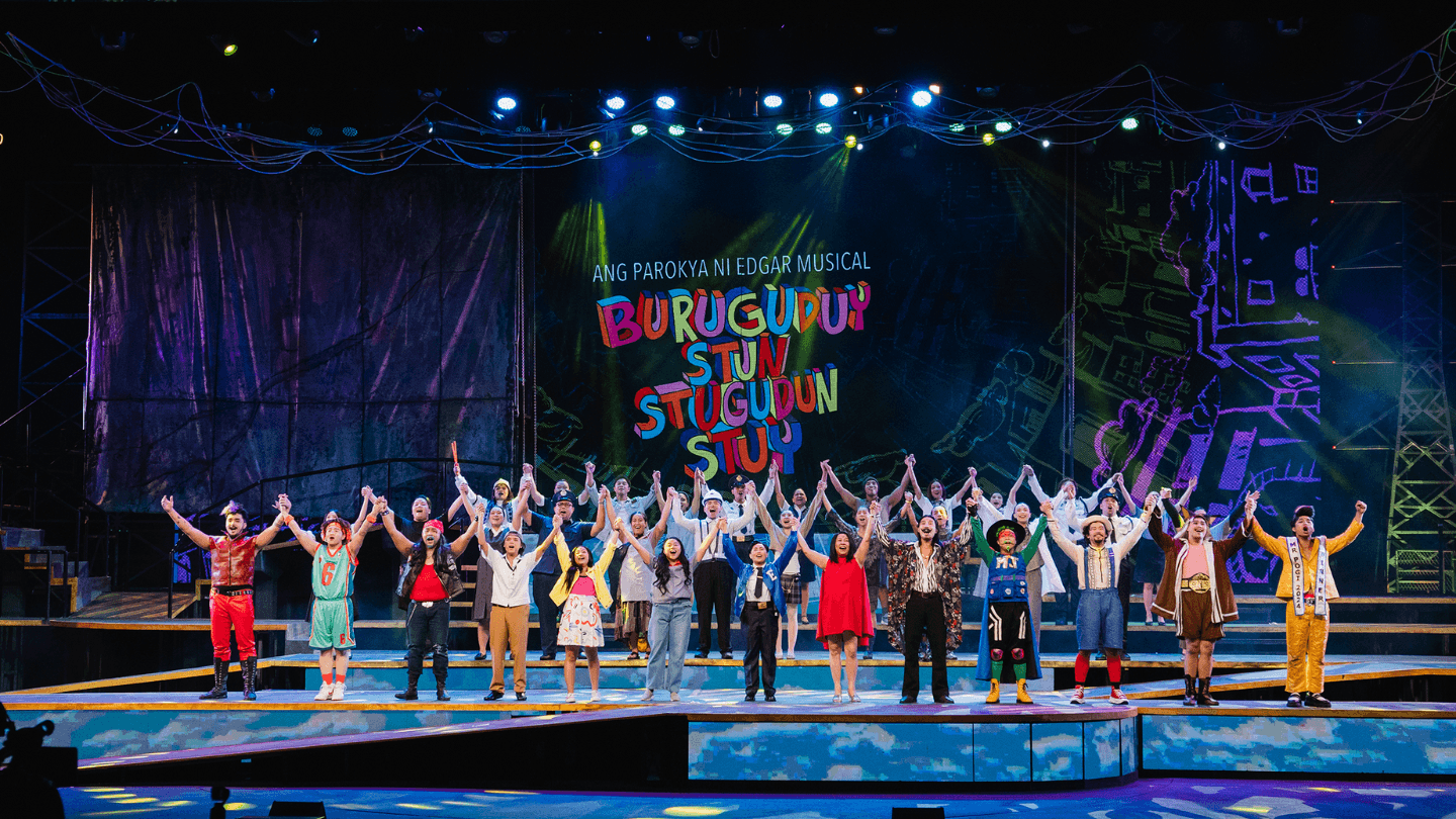 뮤지컬 《Buruguduystunstugudunstuy Ang Parokya ni Edgar》는 NPAT 역사상 가장 제작비가 많이 든 작품이 되었다.