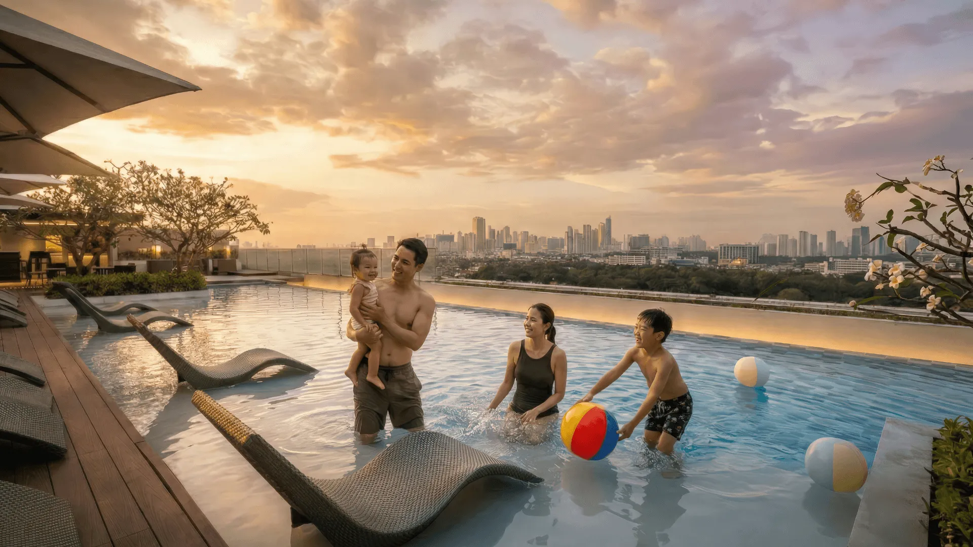 더 덱, 뉴포트 월드 리조트 내 마닐라 메리어트 호텔