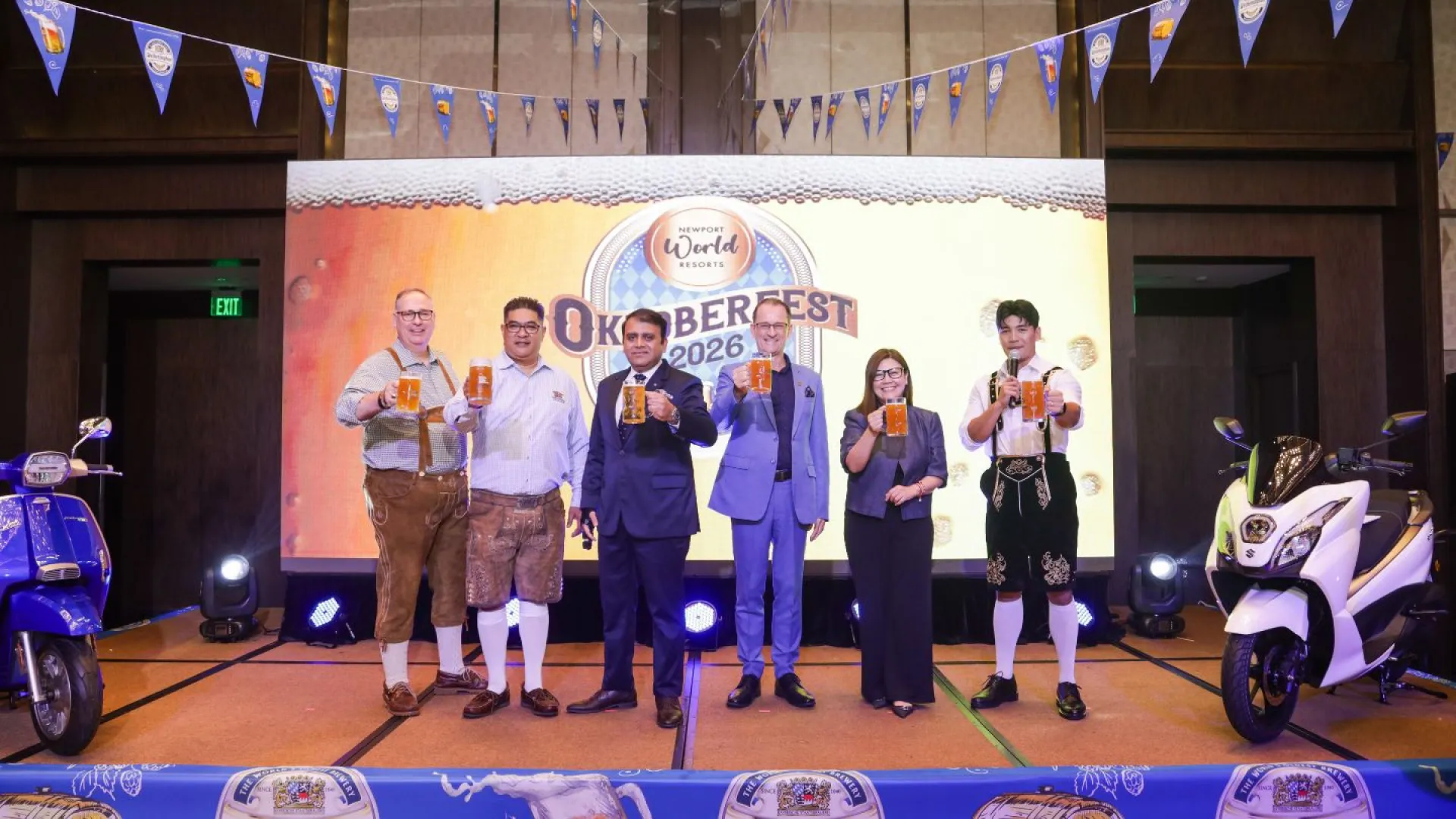 옥토버페스트가 뉴포트 월드 리조트에서 4일간의 축제 기간을 맞아 다시 찾아옵니다
